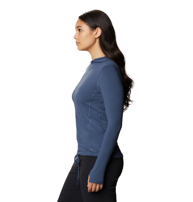 Chandail &agrave; capuchon manches longues Crater Lake, Color: Zinc, image 3