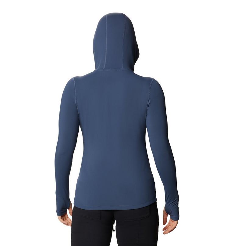 Chandail &agrave; capuchon manches longues Crater Lake, Color: Zinc, image 2