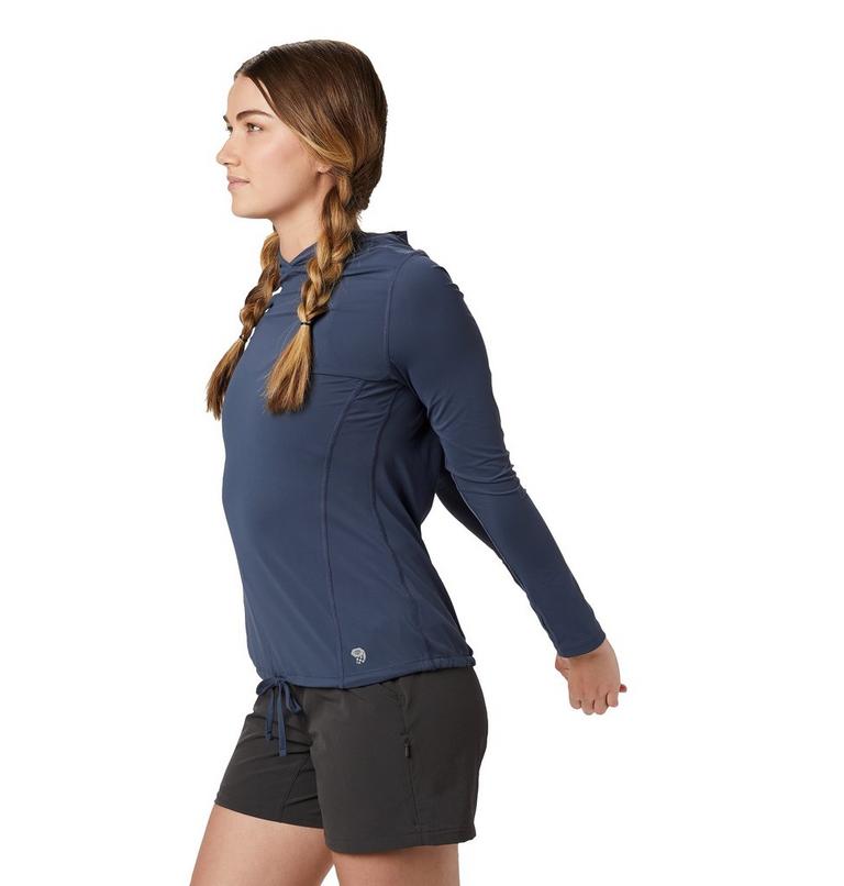 Chandail &agrave; capuchon manches longues Crater Lake, Color: Zinc, image 1