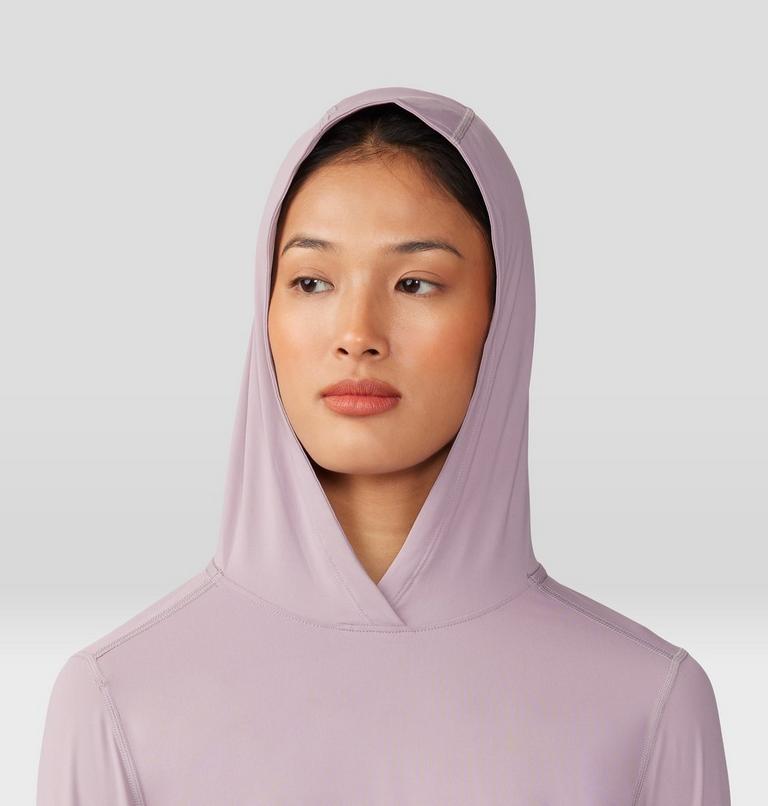 Women's Crater Lake Long Sleeve Hoody, Color: Daze, image 4