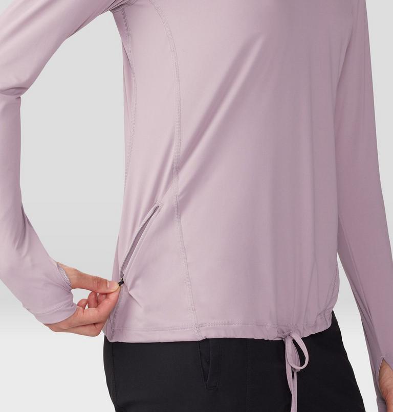 Women's Crater Lake Long Sleeve Hoody, Color: Daze, image 6