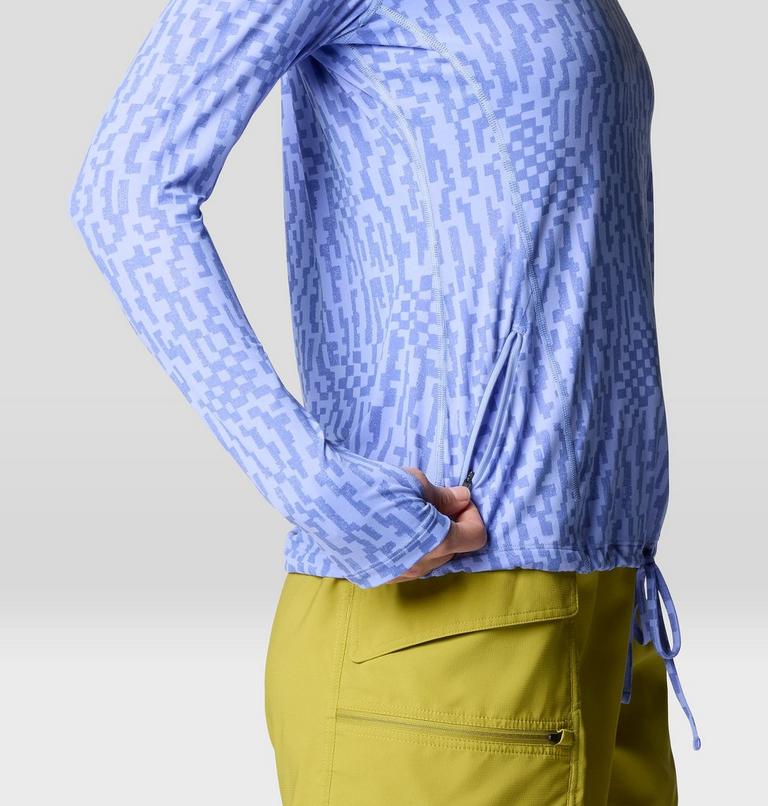 Chandail &agrave; capuchon manches longues Crater Lake, Color: Light Illusion Digidaze Print, image 6