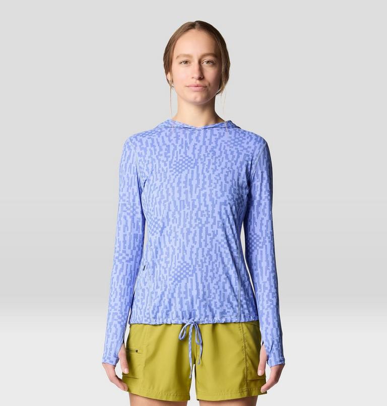 Chandail &agrave; capuchon manches longues Crater Lake, Color: Light Illusion Digidaze Print, image 1