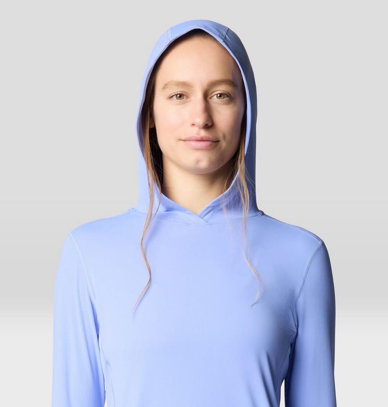 Chandail &agrave; capuchon manches longues Crater Lake, Color: Light Illusion, image 5