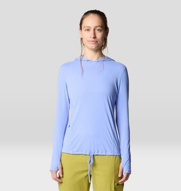 Chandail manches longues à capuchon Crater Lake Femme, Color: Light Illusion, image 13