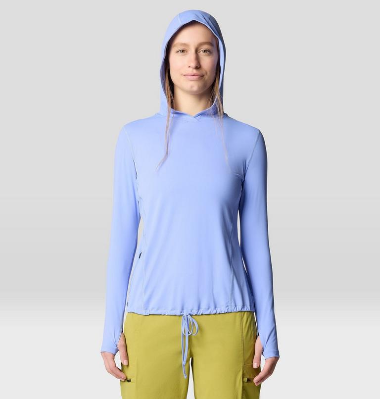 Chandail &agrave; capuchon manches longues Crater Lake, Color: Light Illusion, image 2