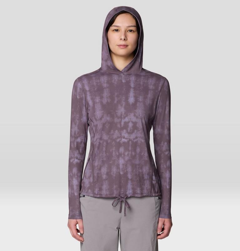 Women's Crater Lake Long Sleeve Hoody, Color: Purple Sage Shadowdye XS Print, image 5