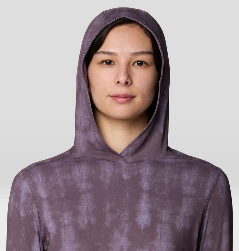 Women's Crater Lake Long Sleeve Hoody, Color: Purple Sage Shadowdye XS Print, image 6