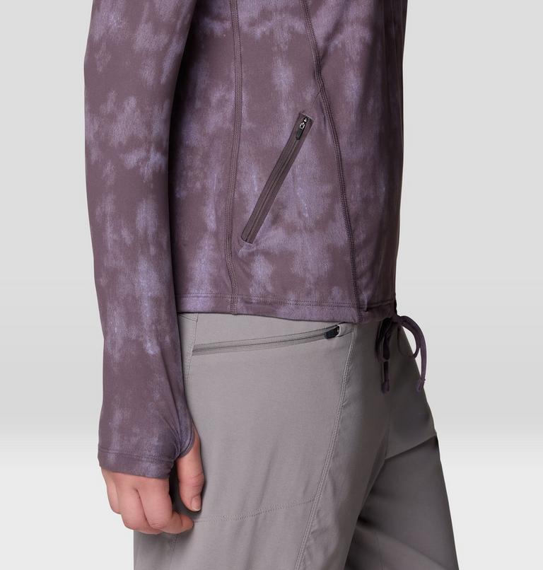 Women's Crater Lake Long Sleeve Hoody, Color: Purple Sage Shadowdye XS Print, image 7