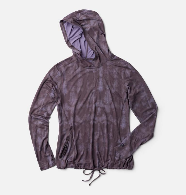 Women's Crater Lake Long Sleeve Hoody, Color: Purple Sage Shadowdye XS Print, image 2