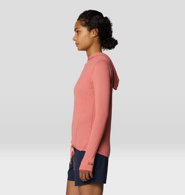 Women's Crater Lake Long Sleeve Hoody, Color: Fleurs, image 3