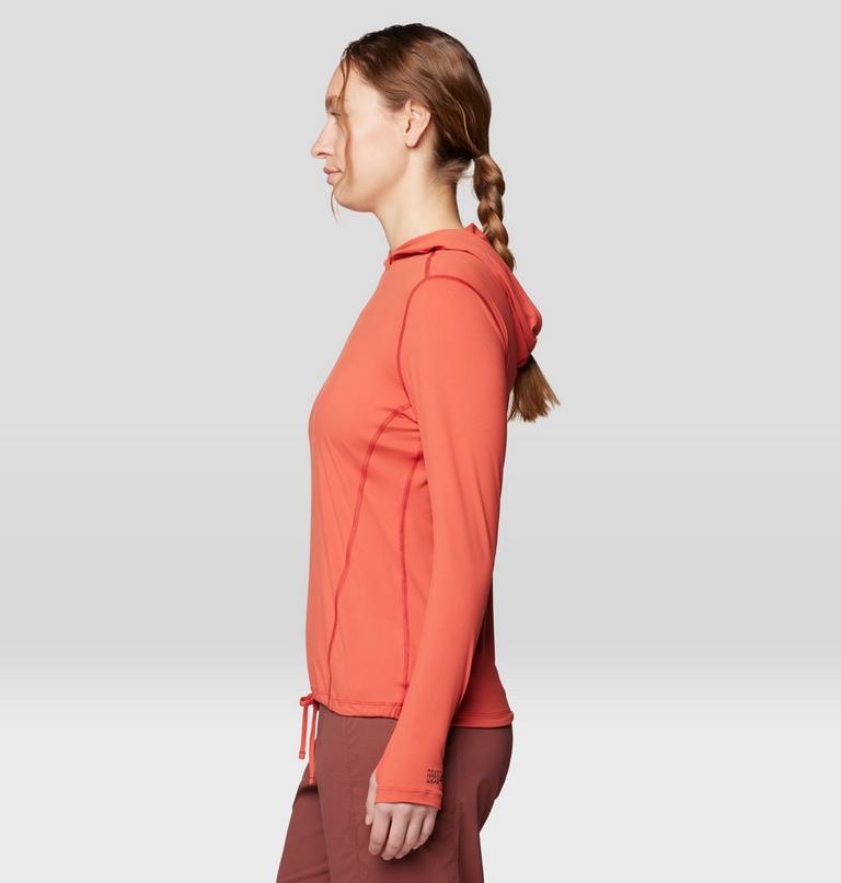 Women's Crater Lake Long Sleeve Hoody, Color: Mars Red, image 4