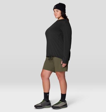 Women's Crater Lake Long Sleeve Hoody - Plus Size, Color: Black, image 10