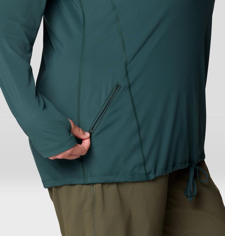 Women's Crater Lake Long Sleeve Hoody - Plus Size, Color: Verve, image 7