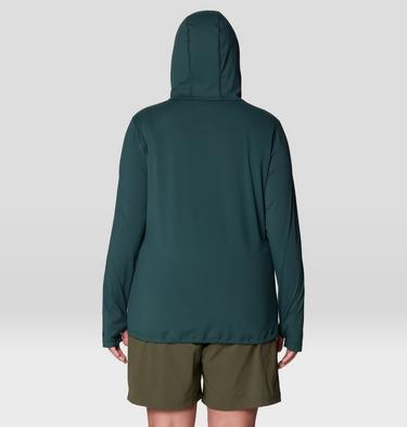 Women's Crater Lake Long Sleeve Hoody - Plus Size, Color: Verve, image 19