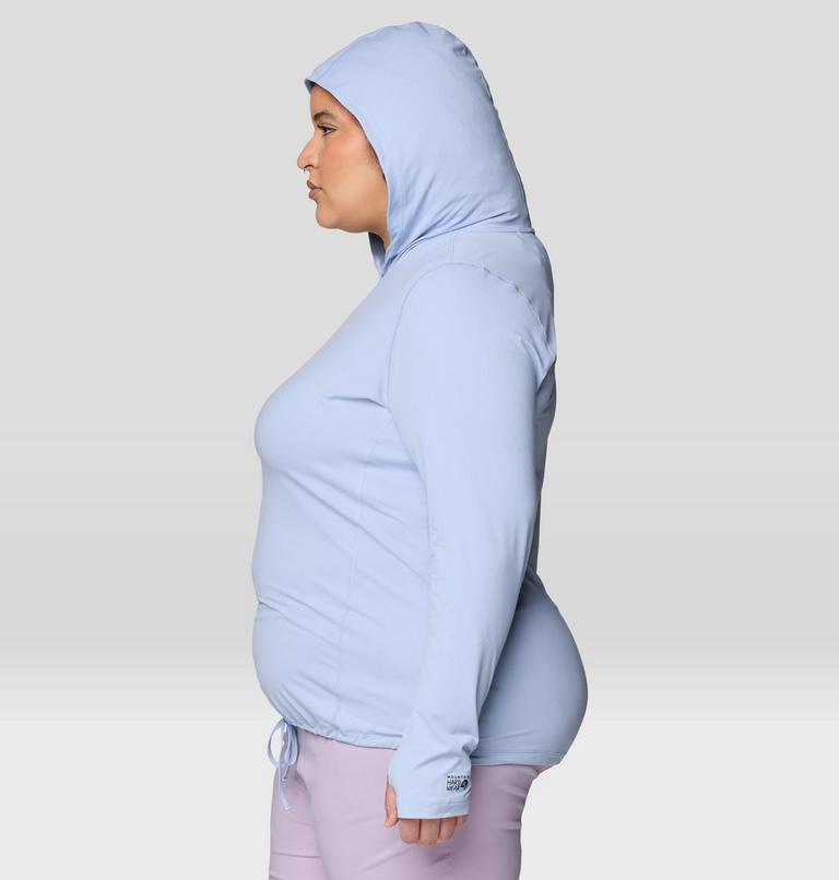 Women's Crater Lake Long Sleeve Hoody - Plus Size, Color: Beach Breeze, image 3