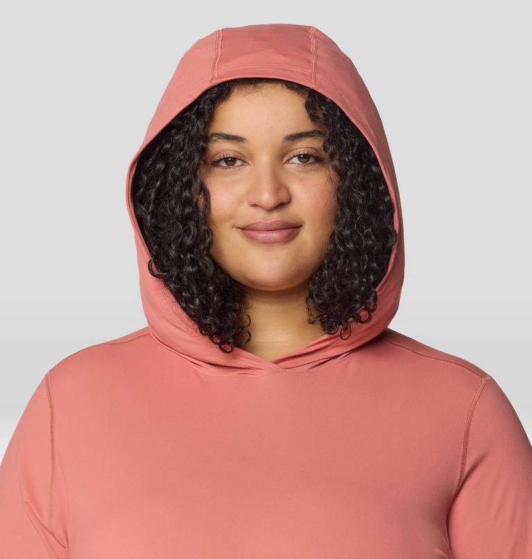 Women's Crater Lake Long Sleeve Hoody - Plus Size, Color: Fleurs, image 5