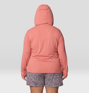 Women's Crater Lake Long Sleeve Hoody - Plus Size, Color: Fleurs, image 3