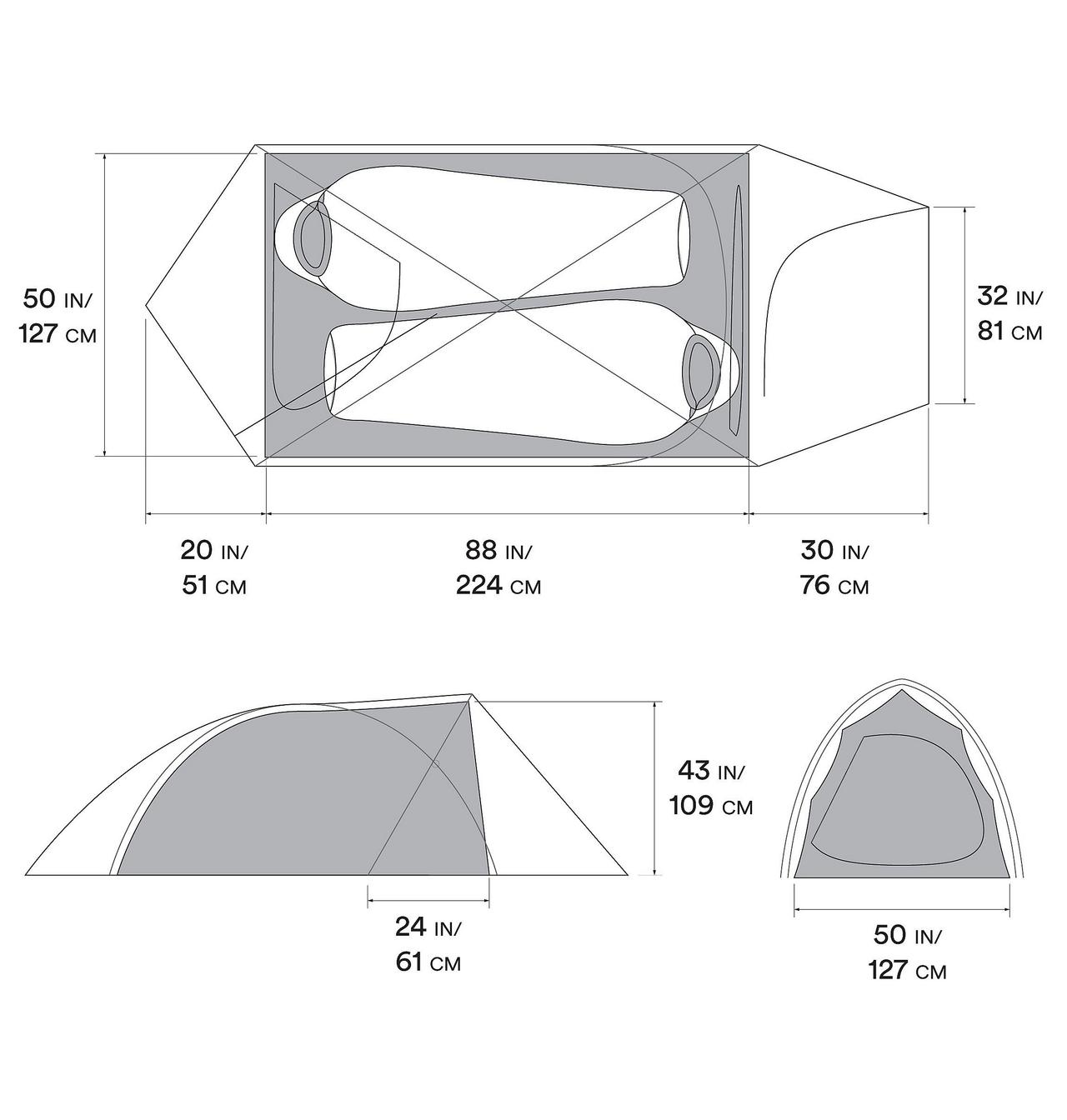 激レア品 新品Mountain Hardwear Outpost 2P テント first-time-taking-my-mountain-