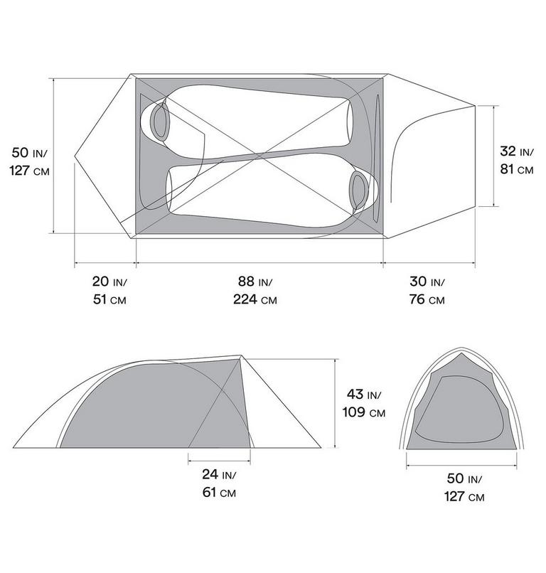 Outpost 2 Tent, Color: Alpine Red, image 10