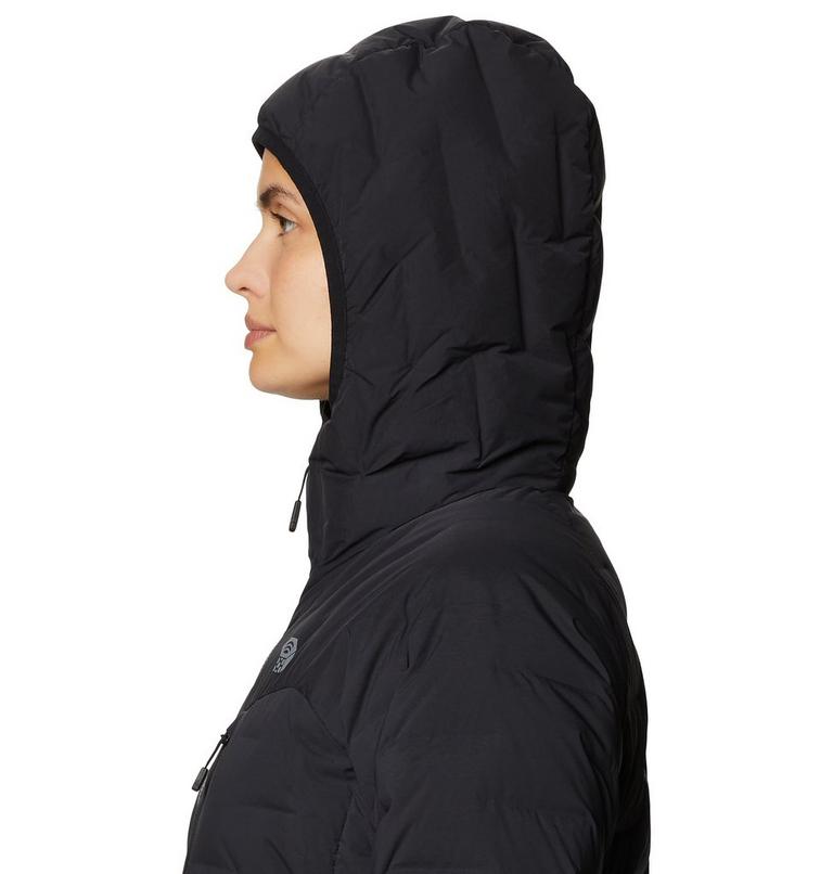 Women's Super/DS Stretchdown Hooded Jacket, Color: Black, image 5