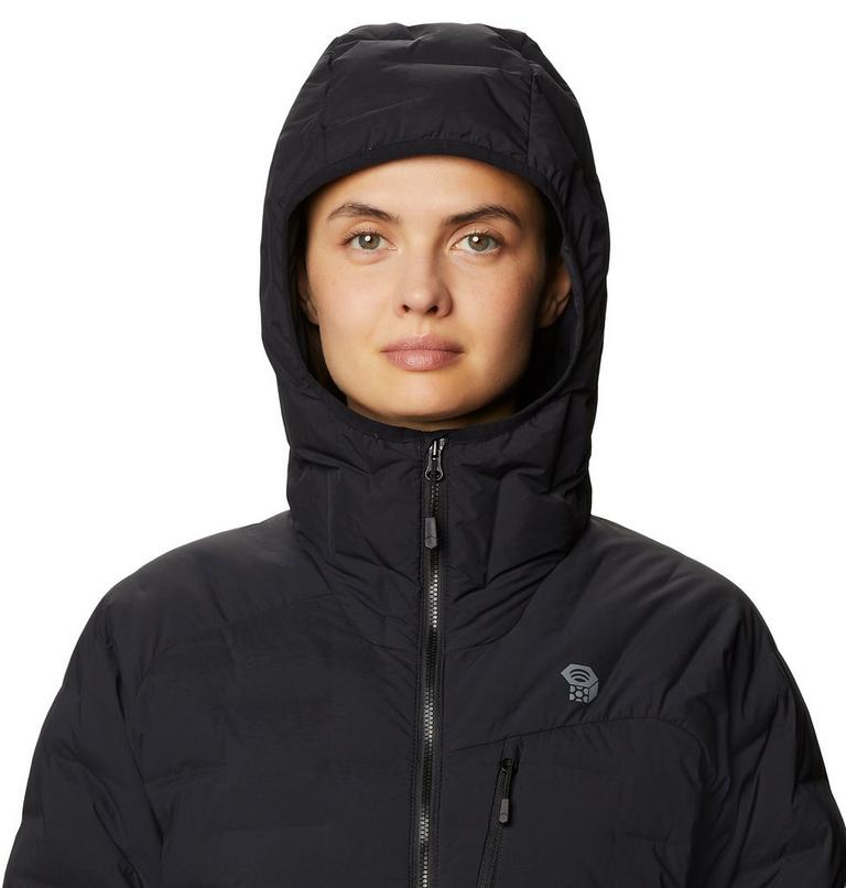 Women's Super/DS Stretchdown Hooded Jacket, Color: Black, image 6