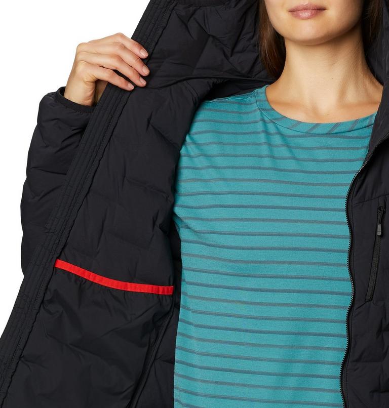 Women's Super/DS Stretchdown Hooded Jacket, Color: Black, image 7