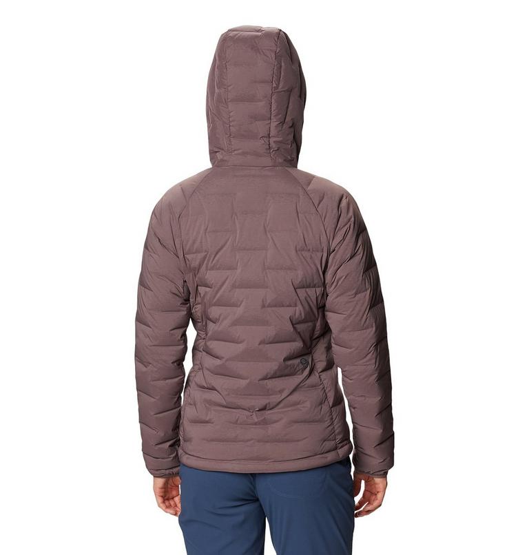 Women's Super/DS Stretchdown Hooded Jacket, Color: Warm Ash, image 2