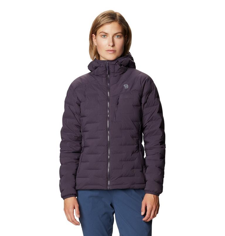 Women's Super/DS Stretchdown Hooded Jacket, Color: Blurple, image 1