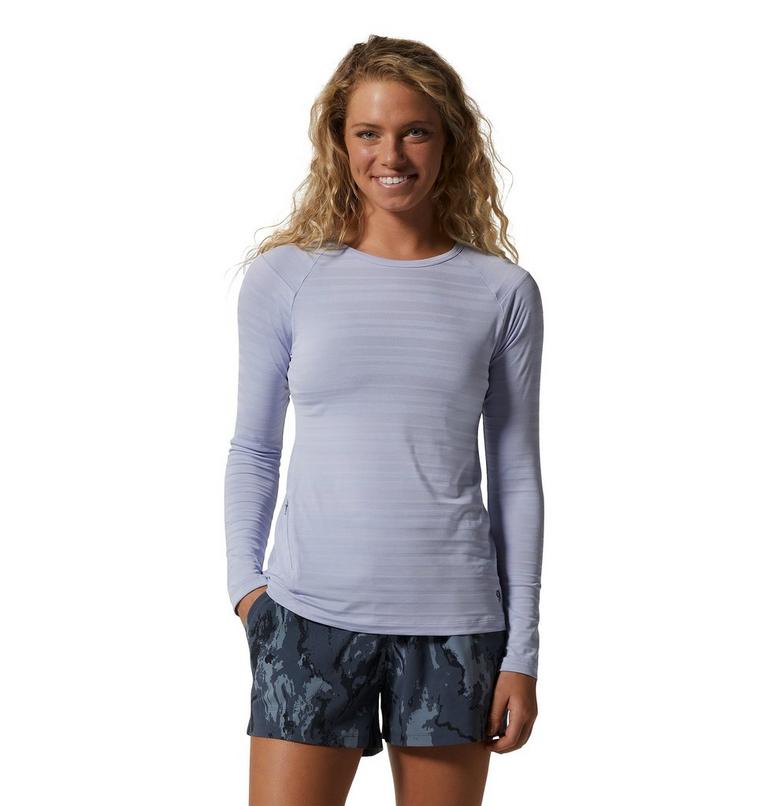 T-shirt à manches longues Mighty Stripe Femme, Color: Vinca, image 6