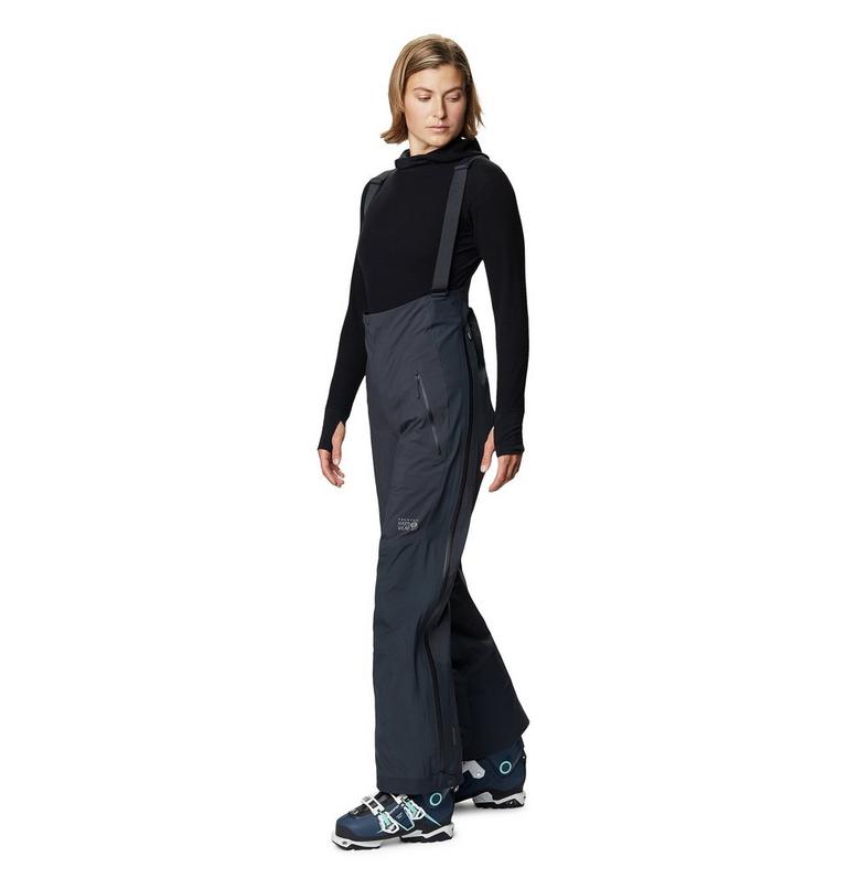 Women's High Exposure Gore-Tex C-Knit Bib, Color: Dark Storm, image 3