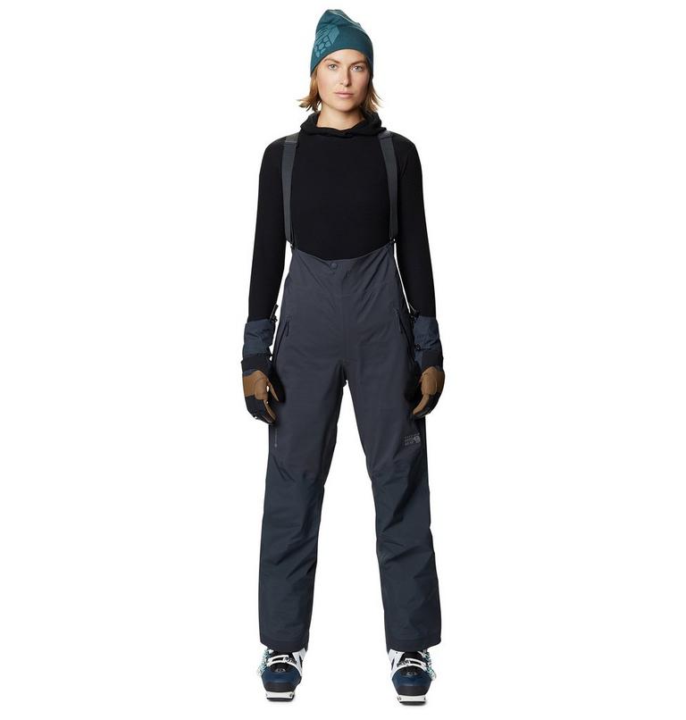 Women's High Exposure Gore-Tex C-Knit Bib, Color: Dark Storm, image 6