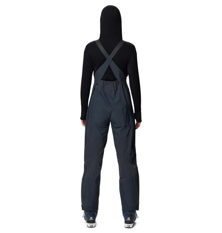 Women's High Exposure Gore-Tex C-Knit Bib, Color: Dark Storm, image 2