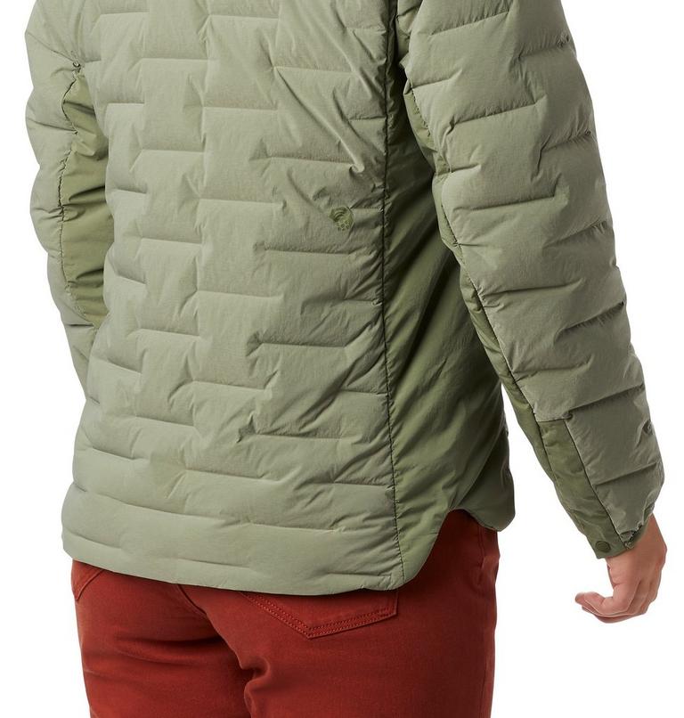 Women's Super/DS Stretchdown Shacket, Color: Light Army, image 5
