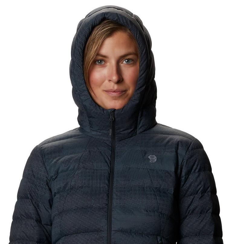 Women's Rhea Ridge/2 Hoody, Color: Dark Storm Woven Print, image 4
