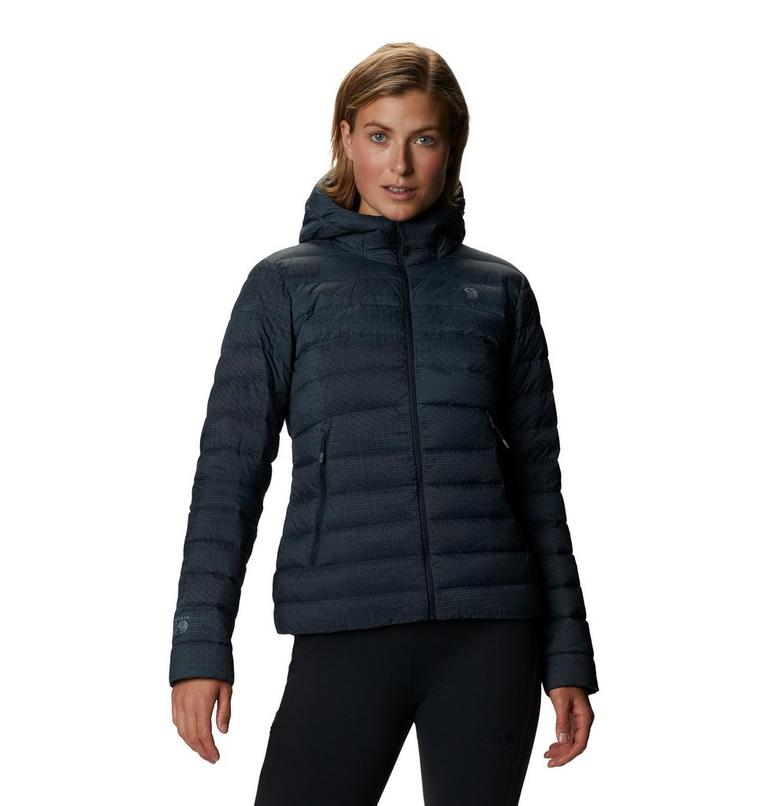 Women's Rhea Ridge/2 Hoody, Color: Dark Storm Woven Print, image 1