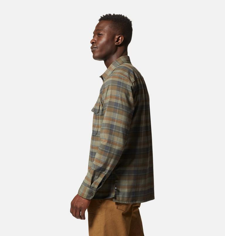Men's Voyager One Long Sleeve Shirt, Color: Ridgeline Another Voyage Plaid, image 3