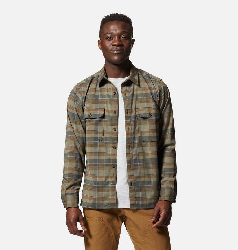 Men's Voyager One Long Sleeve Shirt, Color: Ridgeline Another Voyage Plaid, image 6