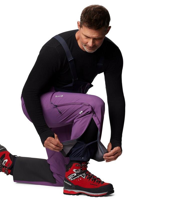 Men's Exposure/2 Gore-Tex Pro Bib, Color: Cosmos Purple, image 5