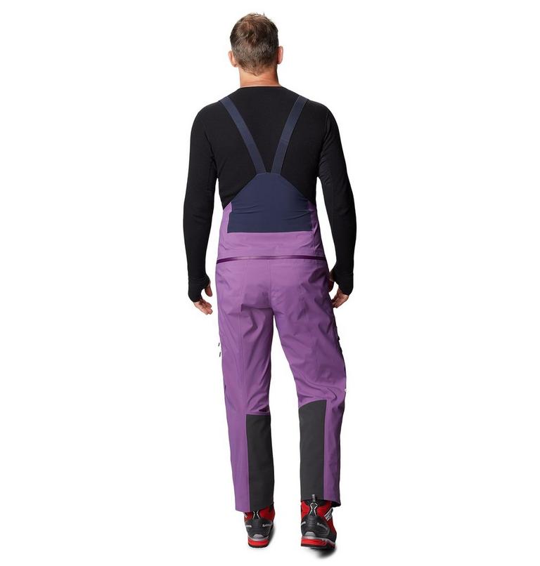 Men's Exposure/2 Gore-Tex Pro Bib, Color: Cosmos Purple, image 2
