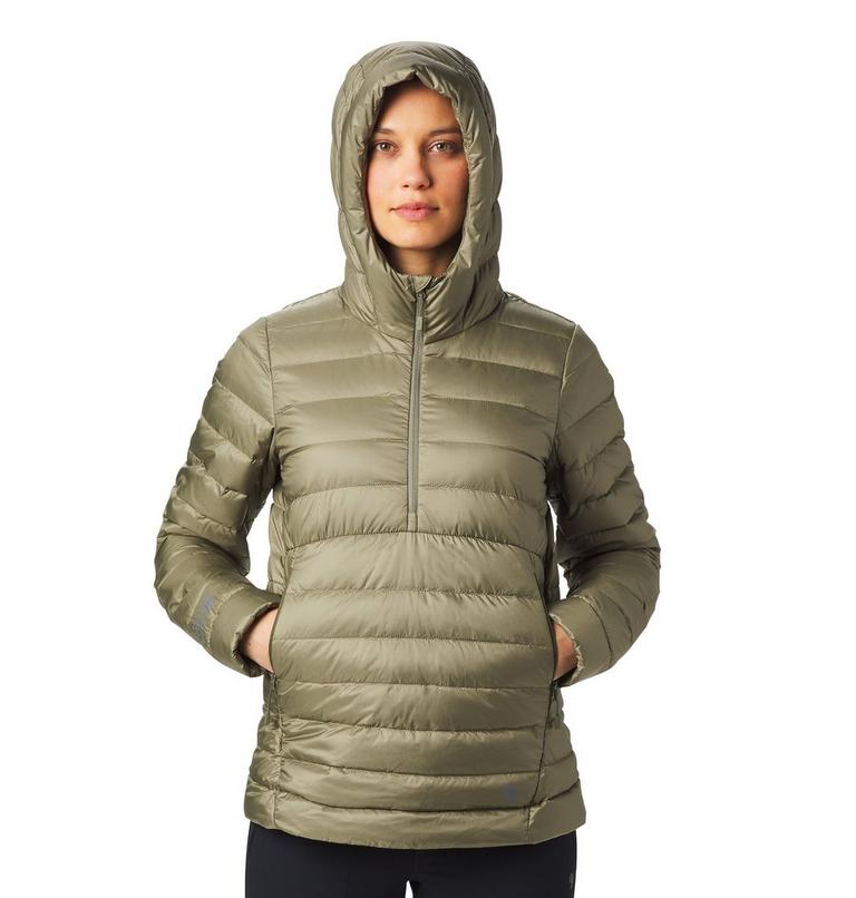 Women's Rhea Ridge/2 Pullover, Color: Light Army, image 5