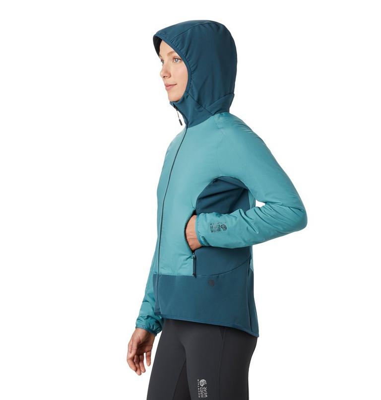 Kor Strata Climb Hoody | 447 | XS, Color: Washed Turq, image 3