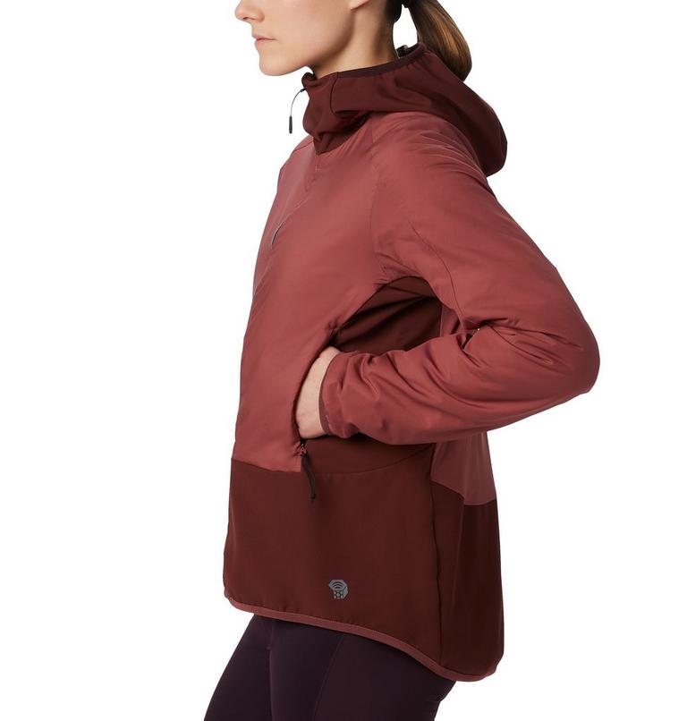 Women's Kor Strata Climb Hoody, Color: Washed Rock, image 4