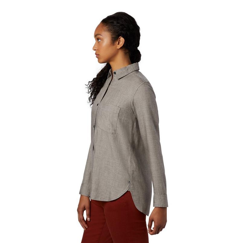 Women's Willow Spring Long Sleeve Shirt, Color: Manta Grey, image 3
