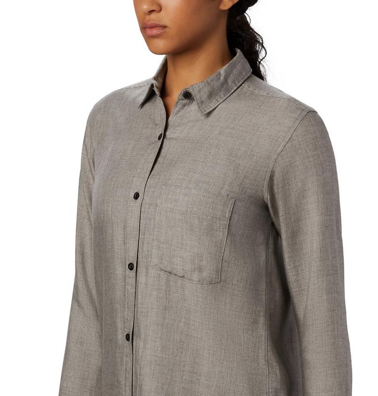 Women's Willow Spring Long Sleeve Shirt, Color: Manta Grey, image 5