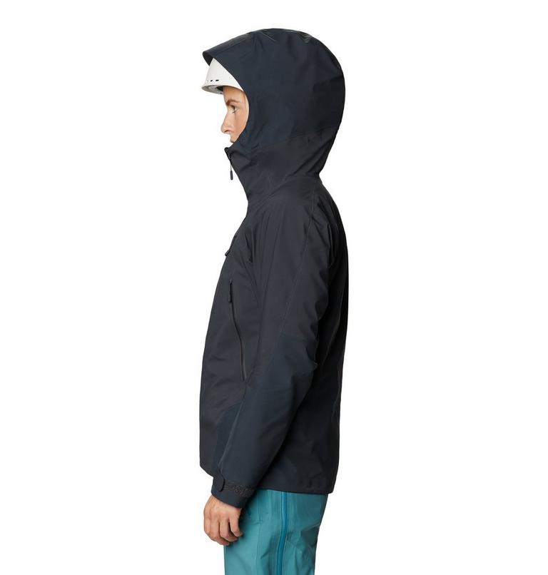 Manteau High Exposure Gore-Tex C-Knit Femme, Color: Dark Storm, image 3