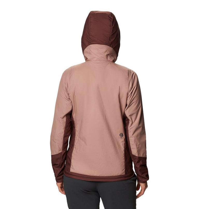 Women's Kor Cirrus Hybrid Hoody, Color: Smoky Quartz, image 2