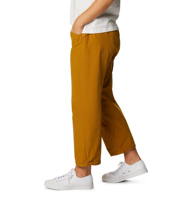Women's Wondervalley Pant, Color: Olive Gold, image 3