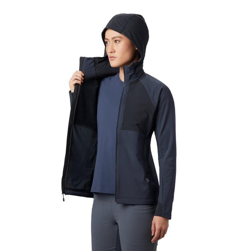 Women's Keele Hoody, Color: Dark Storm, image 3