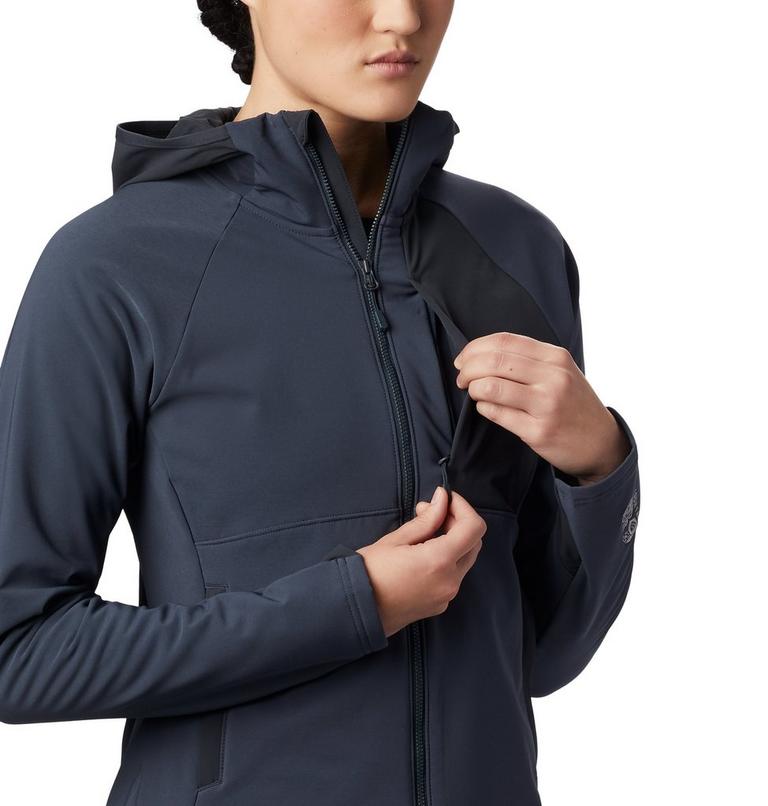 Women's Keele Hoody, Color: Dark Storm, image 4